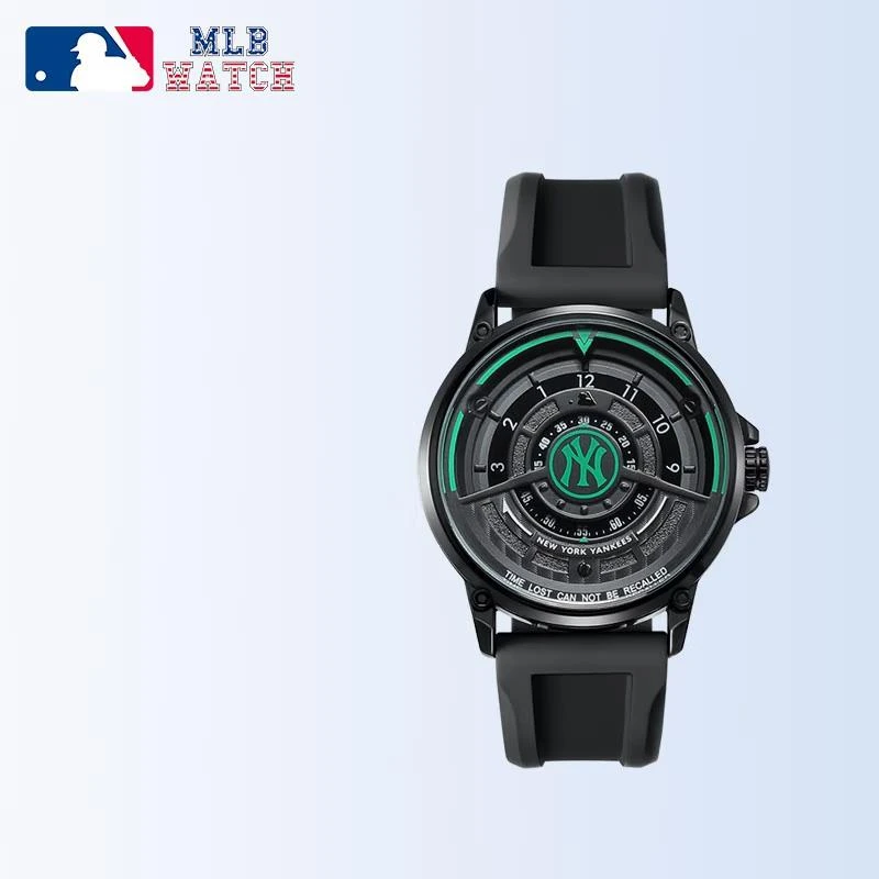 商品[国内直发] MLB|潮流学生腕表欧美时尚运动男女情侣表MLB-NY601-11,价格¥406,第1张图片