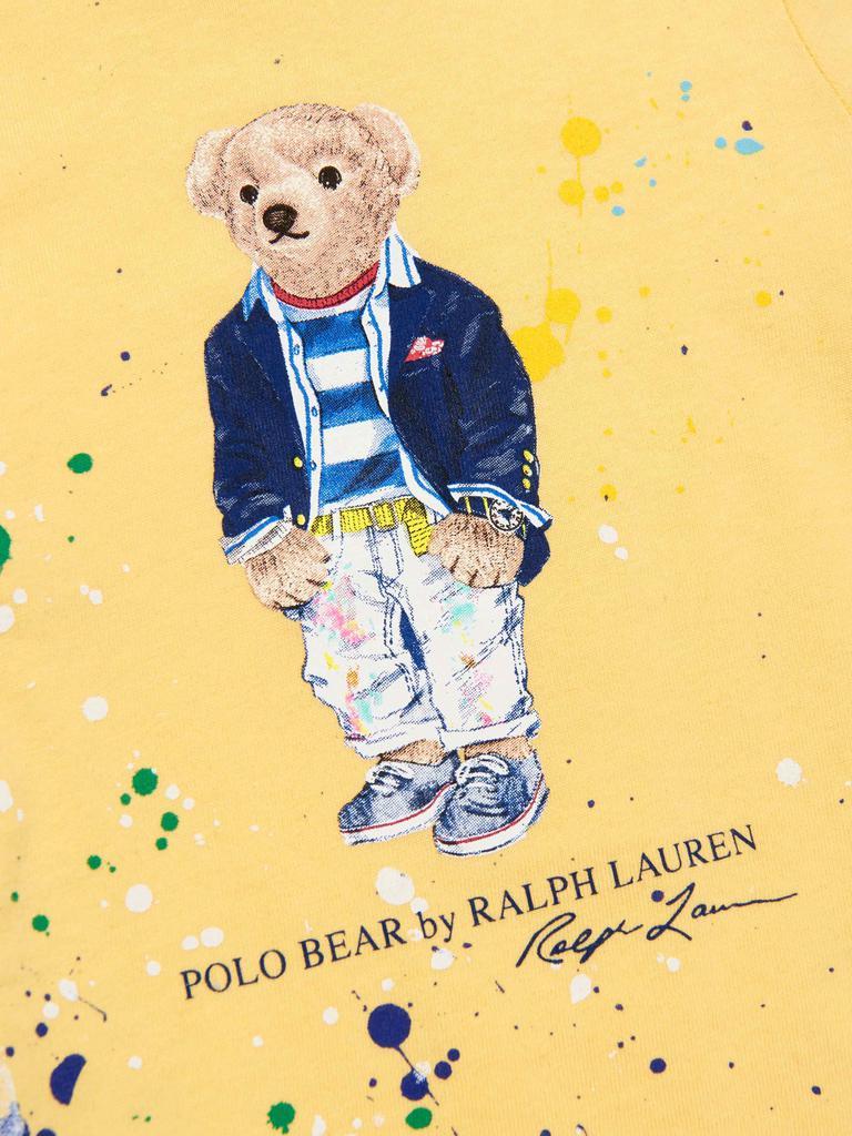商品Ralph Lauren|Ralph Lauren  Yellow Baby Boys Bear T-Shirt,价格¥309,第5张图片详细描述