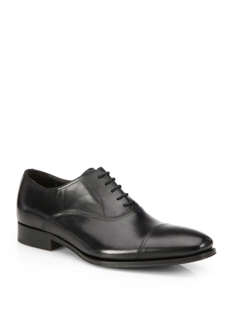 商品To Boot New York|Aidan Leather Cap Toe Oxfords,价格¥2962,第1张图片