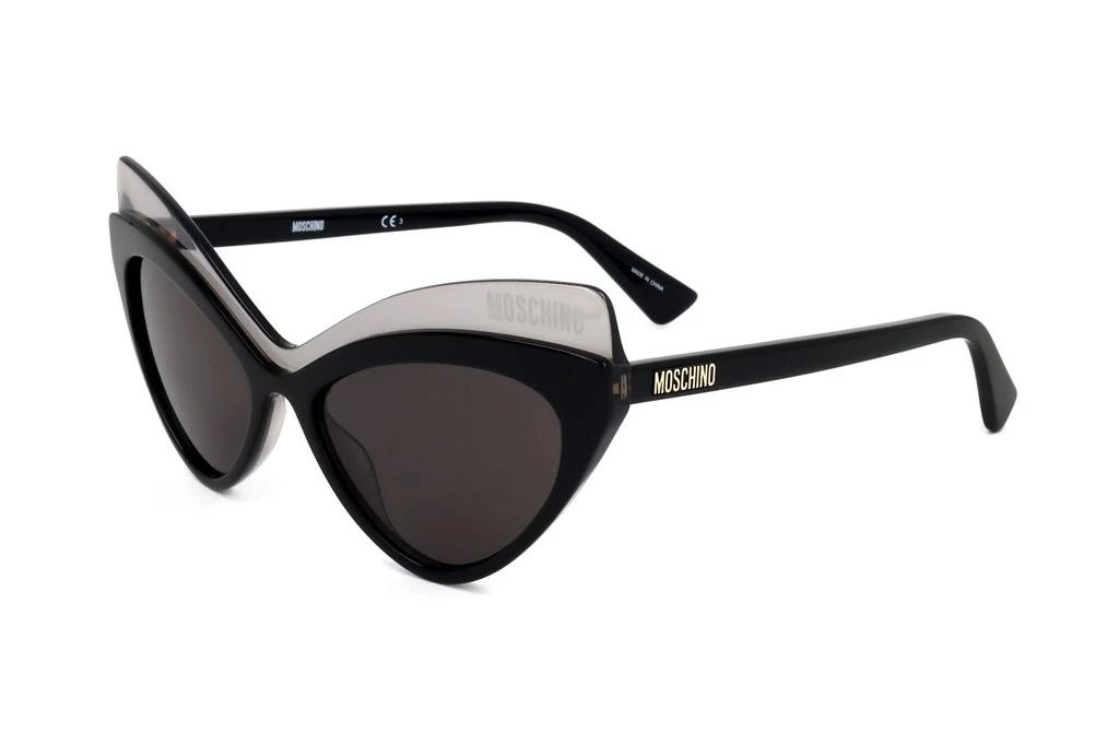 商品Moschino|Moschino Eyewear Double Cat-Eye Frame Tinted Sunglasses,价格¥753,第2张图片详细描述