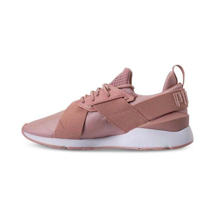 商品Puma|Women's Muse Satin EP Casual Sneakers from Finish Line,价格¥593,第4张图片详细描述
