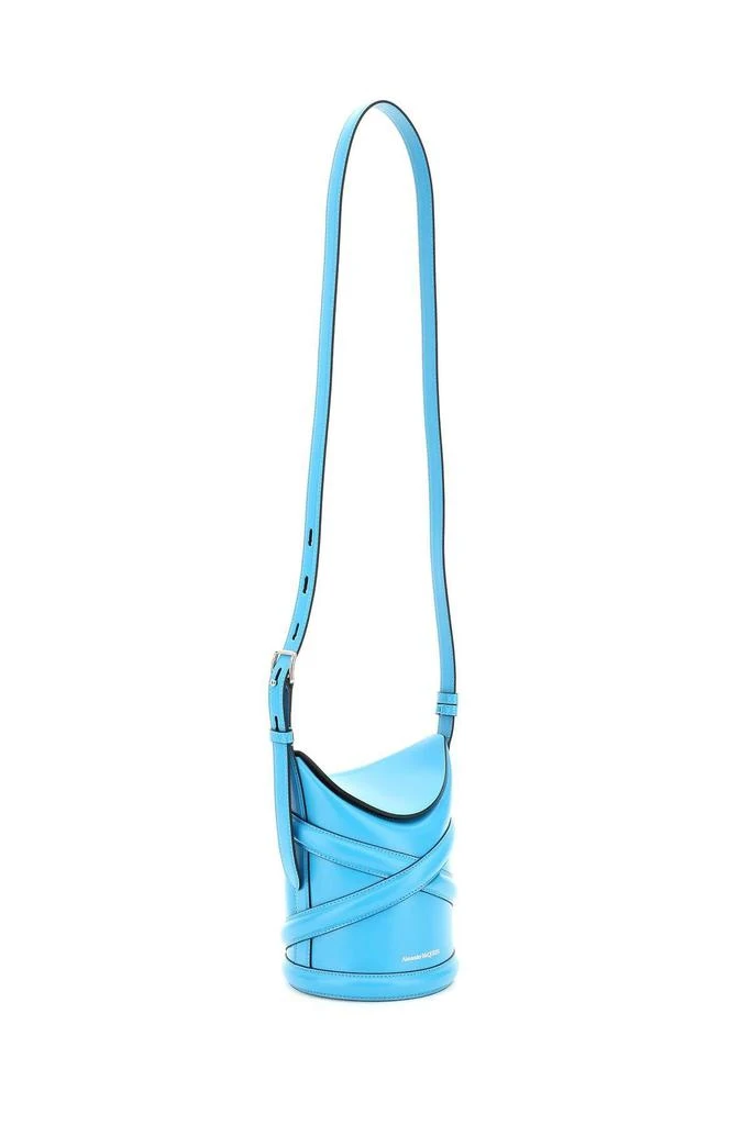 商品Alexander McQueen|THE CURVE SMALL BUCKET BAG,价格¥3390,第3张图片详细描述