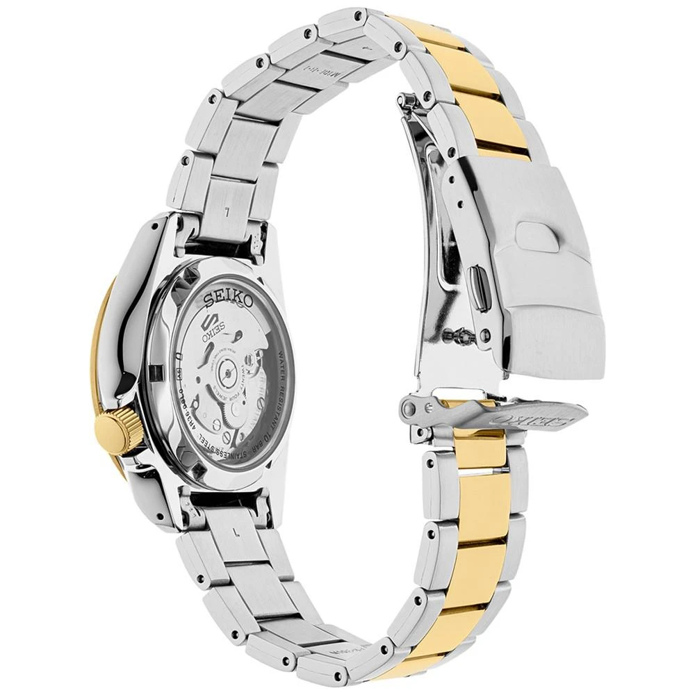 商品Seiko|Men's Automatic 5 Sports Two-Tone Stainless Steel Bracelet Watch 40mm,价格¥2419,第3张图片详细描述
