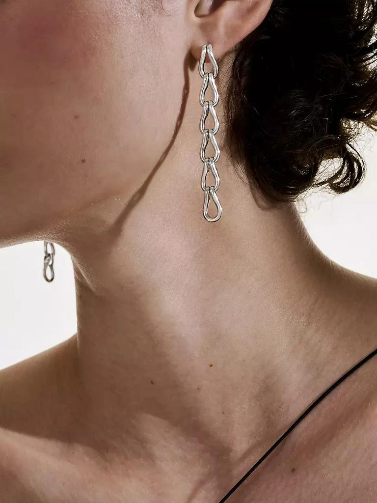 商品John Hardy|Surf Sterling Silver Chain Drop Earrings,价格¥4122,第2张图片详细描述
