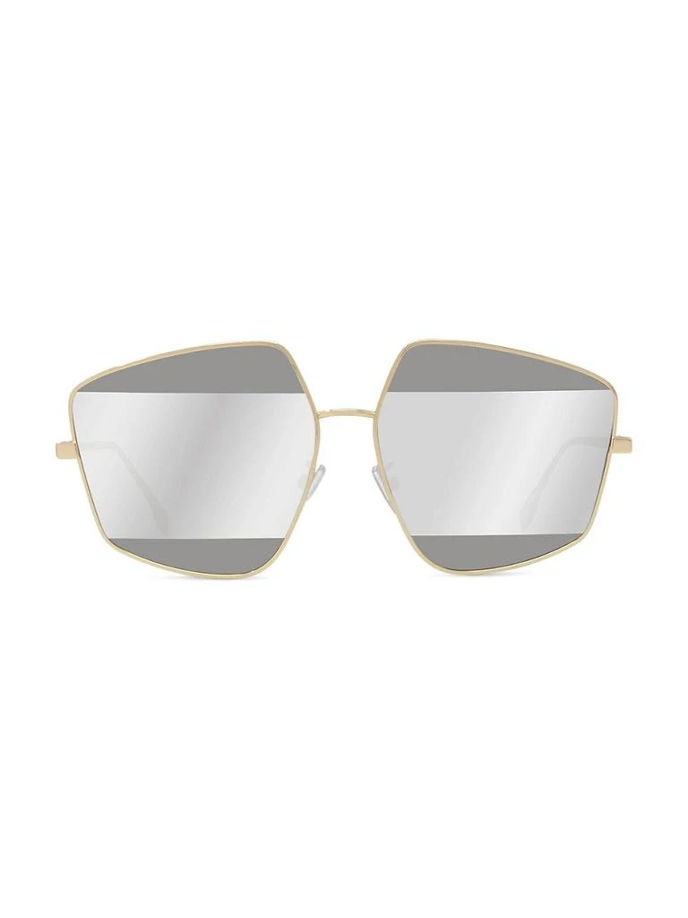 商品Fendi|60MM Geometric Metal Sunglasses,价格¥3581,第1张图片