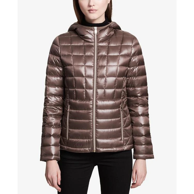 商品Calvin Klein|Packable Down Puffer Coat, Created for Macy's,价格¥823,第4张图片详细描述