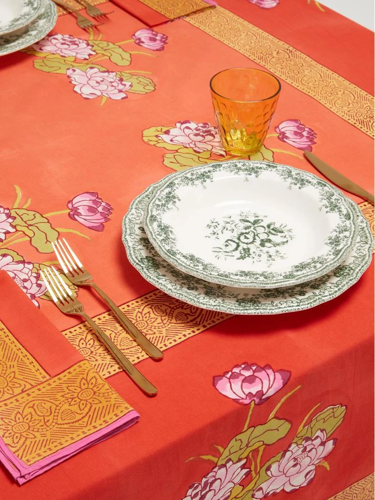 商品LISA CORTI|Tea Flower Redorange Tablecloth,价格¥1768,第2张图片详细描述