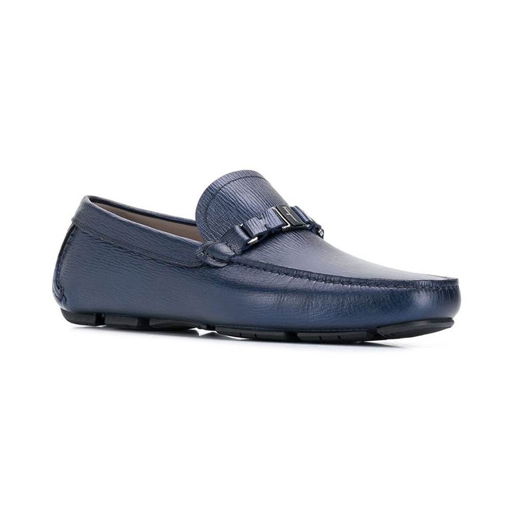 SALVATORE FERRAGAMO 菲拉格慕 男士蓝色便鞋 02-B523-709327商品第4张图片规格展示