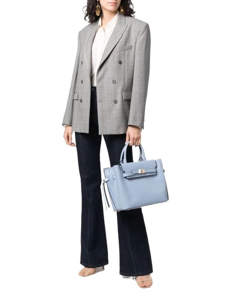 商品Michael Kors|Michael kors women's light blue f au x leather tote,价格¥3599,第2张图片详细描述