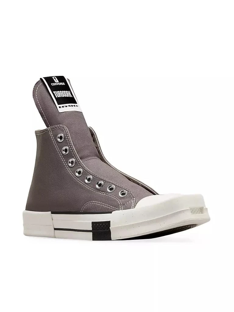 商品Converse|Converse x Rick Owens TURBODRK Laceless High-Top Sneakers,价格¥941,第2张图片详细描述
