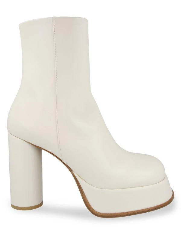 商品Ambush|100MM Square-Toe Leather Platform Boots,价格¥4097,第1张图片