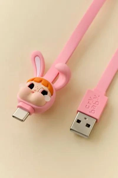 商品POP MART|POP MART CRYBABY X Powerpuff Girls Series USB-C Blind Box Charging Cable,价格¥136,第2张图片详细描述