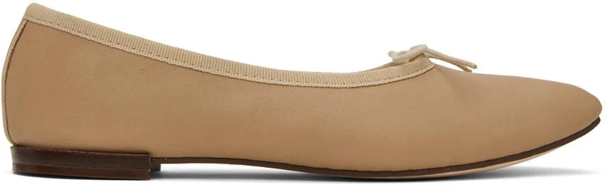 商品Repetto|SSENSE Exclusive Beige Lucien Ballerina Flats,价格¥1782,第1张图片