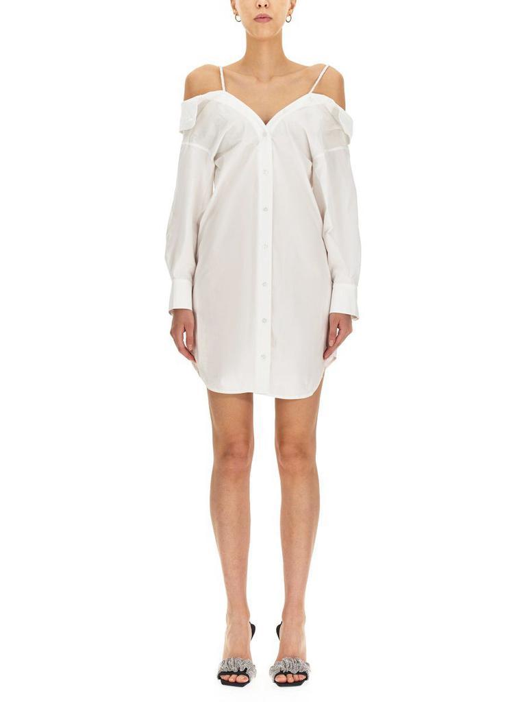 商品Alexander Wang|T By Alexander Wang Women's White Other Materials Dress,价格¥4935,第1张图片