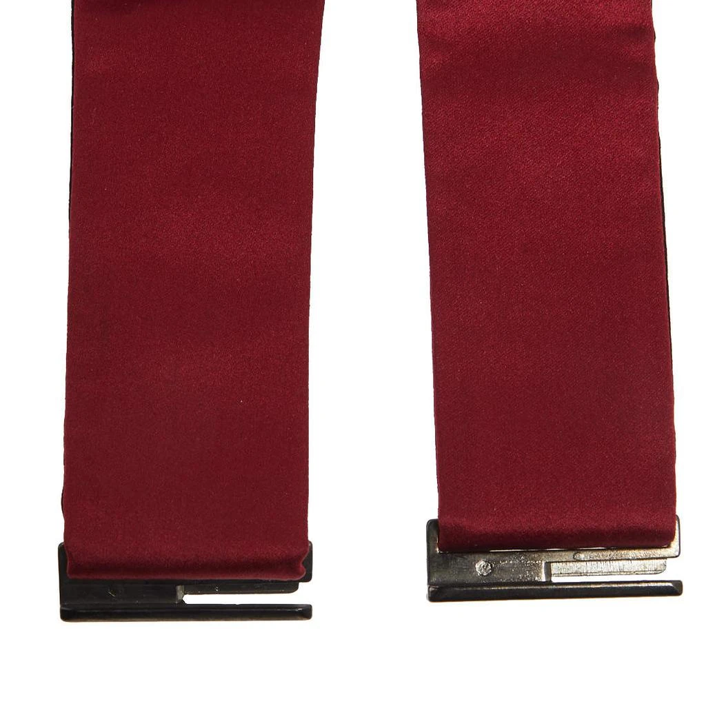 商品[二手商品] Zegna|Ermenegildo Zegna Red Pleated Silk Satin Cummerbund,价格¥807,第3张图片详细描述