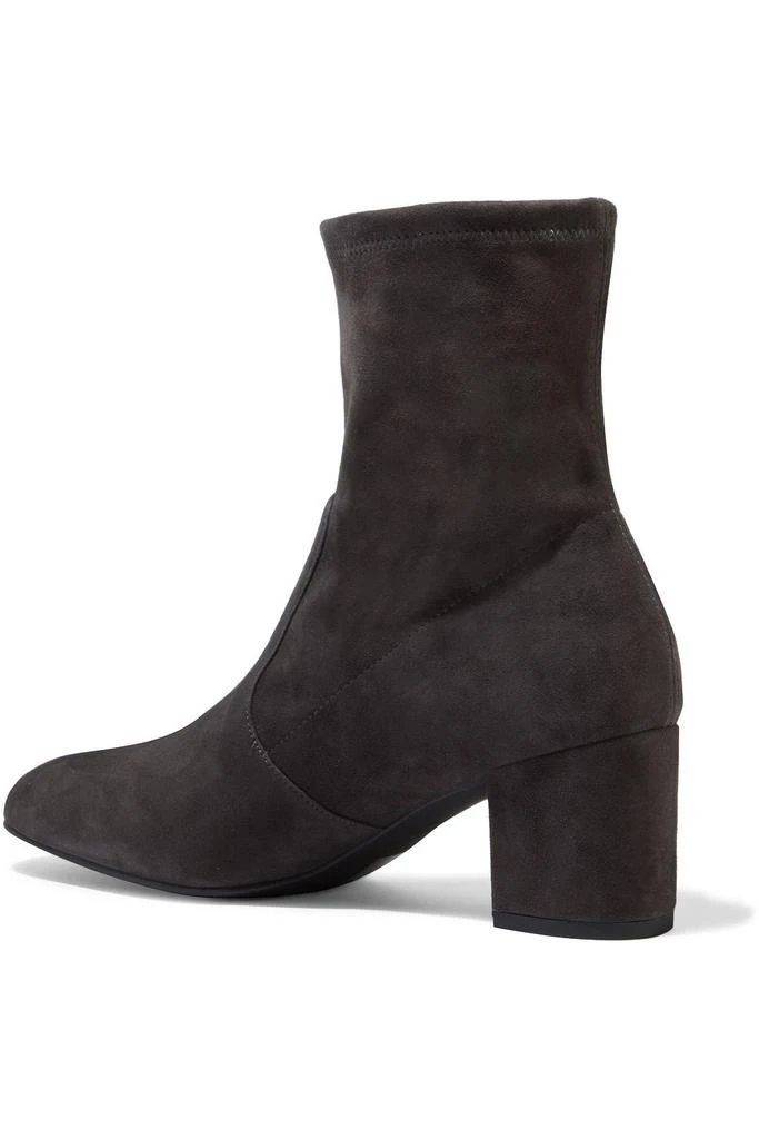 商品Stuart Weitzman|Siggy 60 stretch-suede ankle boots,价格¥1337,第3张图片详细描述