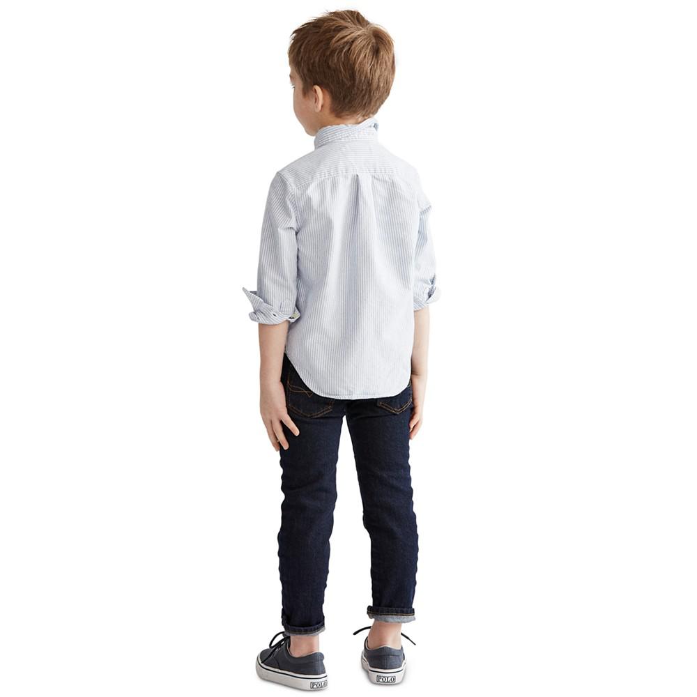 Toddler Boys Blake Cotton Oxford Shirt商品第2张图片规格展示