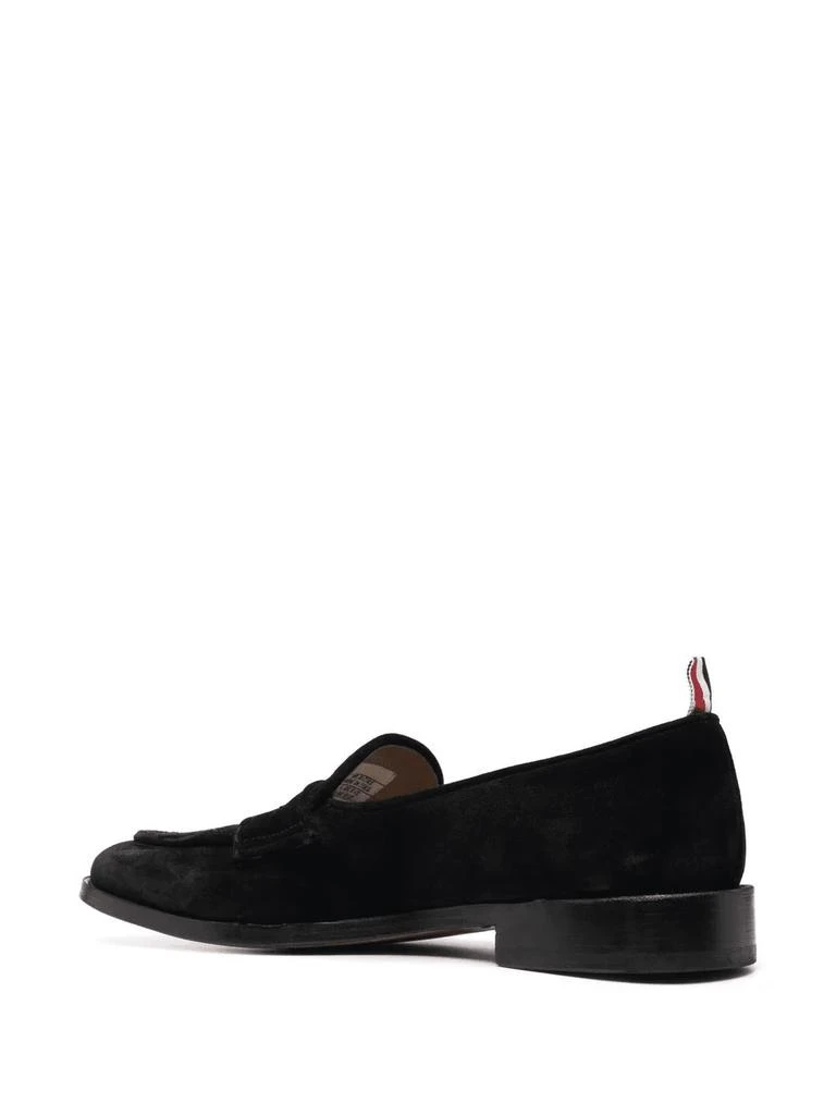 商品Thom Browne|THOM BROWNE Varsity penny-strap loafers,价格¥3979,第3张图片详细描述