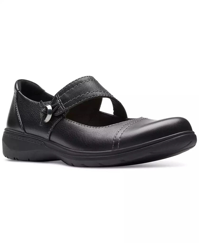 商品Clarks|Women's Carleigh Jane Top-Stitched Strap Shoes,价格¥404,第1张图片