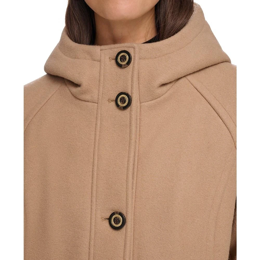 商品Tommy Hilfiger|Women's Hooded Button-Front Coat, Created for Macy's,价格¥717,第4张图片详细描述