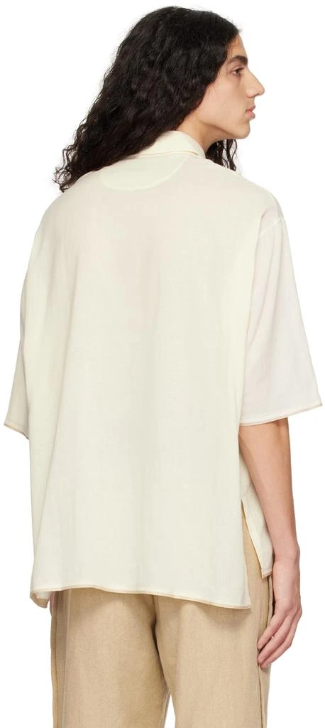 商品Jacquemus|Off-White Le Papier 'La Chemise Cabri' Shirt,价格¥1152,第3张图片详细描述