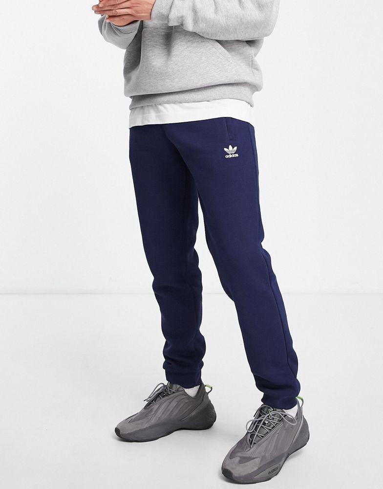 adidas Originals Trefoil Essentials logo joggers in navy商品第1张图片规格展示