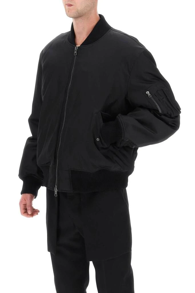 商品Burberry|'graves' padded bomber jacket with back emblem embroidery,价格¥5441,第5张图片详细描述