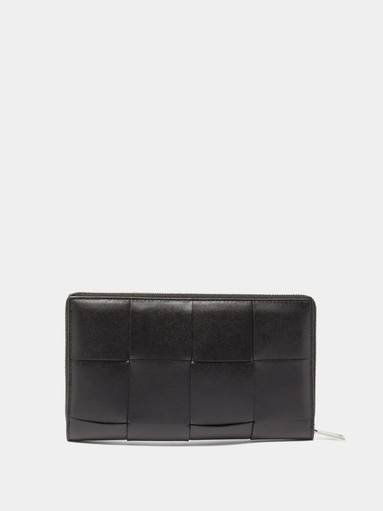 商品Bottega Veneta|Intrecciato zipped leather wallet,价格¥7864,第1张图片
