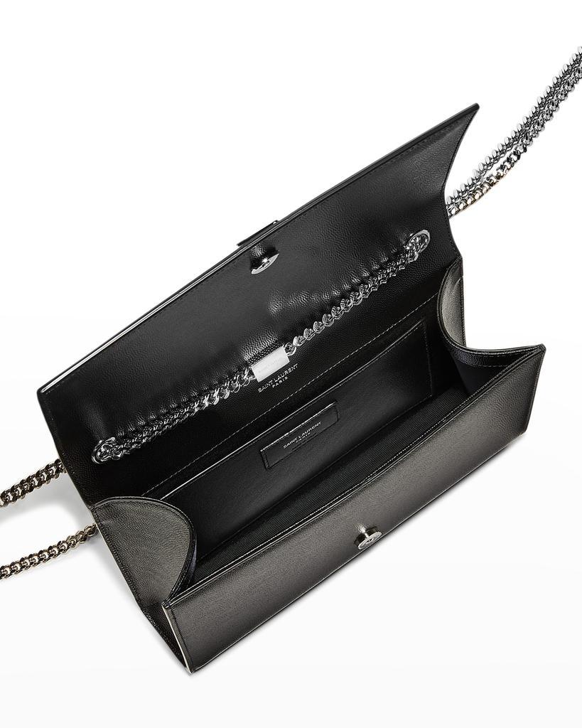 商品Yves Saint Laurent|Kate Medium YSL Grain de Poudre Wallet on Chain,价格¥16116,第7张图片详细描述