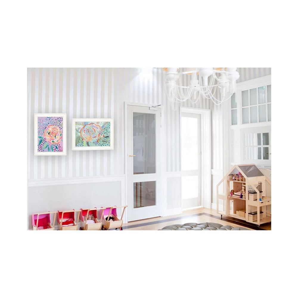 商品Trendy Décor 4U|Bloom for Yourself 2-Piece Vignette by Kait Roberts, White Frame, 15" x 19",价格¥1191,第3张图片详细描述