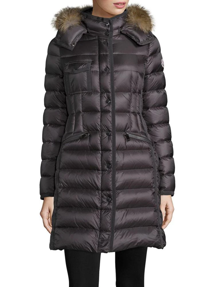 商品Moncler|Hermifur Fox Fur-Trimmed Puffer Coat,价格¥14800,第1张图片