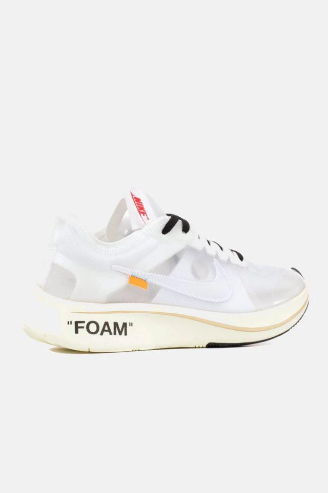 商品NIKE|Nike The 10: Zoom Fly 'Off-White' Sneakers - AJ4588-100,价格¥7555,第3张图片详细描述