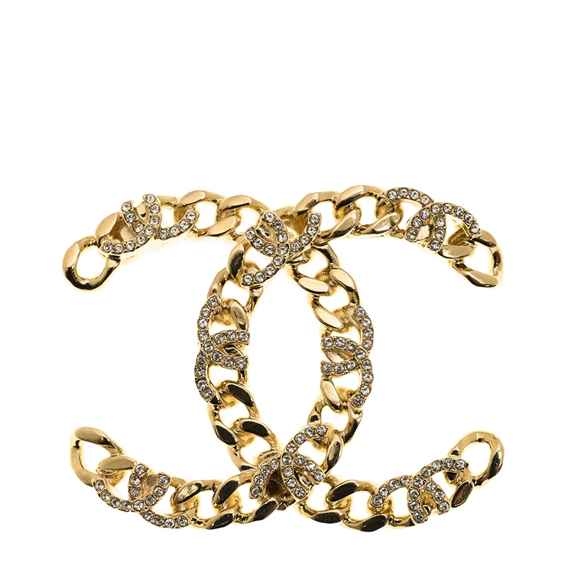 商品[国内直发] Chanel|CHANEL 金色女士胸针 AB9457GP,价格¥10557,第1张图片