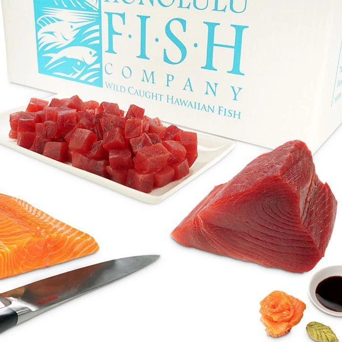 商品Honolulu Fish Company|Hawaiian Sashimi Ahi & King Salmon Pack,价格¥1083,第1张图片