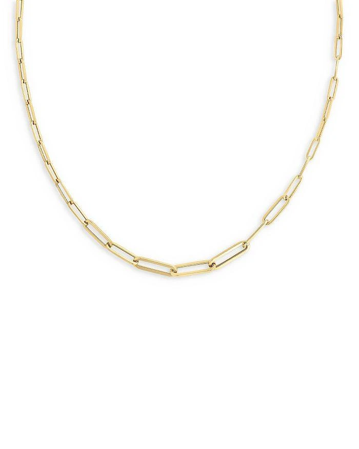 商品Roberto Coin|18K Yellow Gold Classic Oro Link Necklace, 17",价格¥12836,第1张图片详细描述