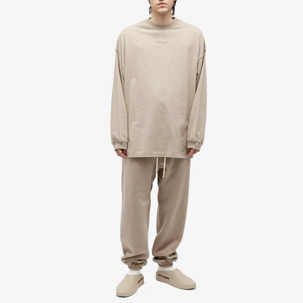 商品Essentials|Fear of God Essentials Essentials Long Sleeve T-Shirt - Core Heather,价格¥545,第4张图片详细描述