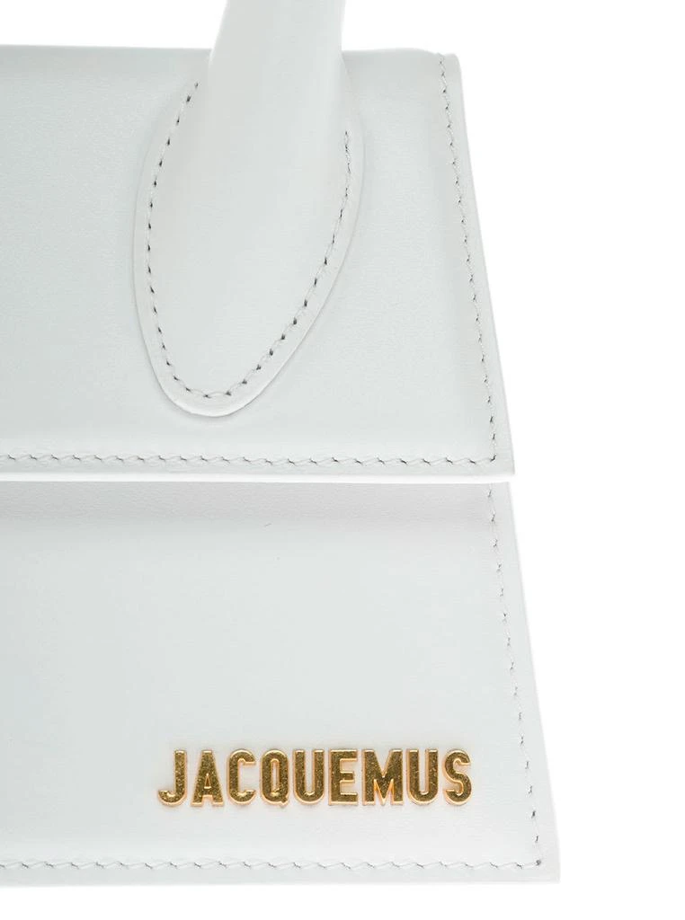 商品Jacquemus|le Chiquito Moyen White Handbag In Leather Woman,价格¥4651,第4张图片详细描述