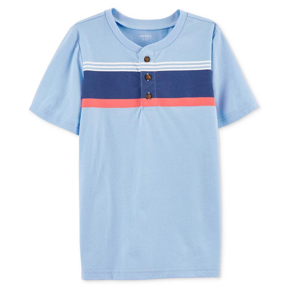 商品Carter's|Big Boys Color Henley T-shirt,价格¥81,第1张图片