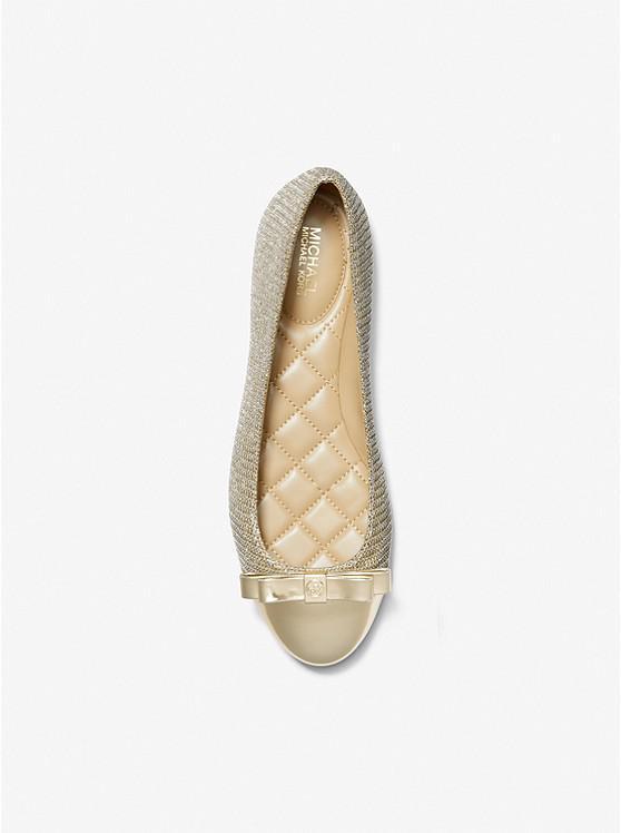 商品Michael Kors|Andrea Glitter Chain Mesh Ballet Flat,价格¥881,第5张图片详细描述