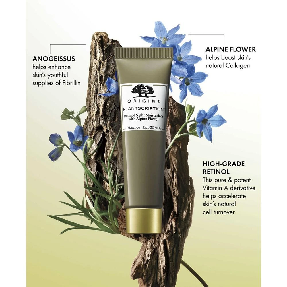 商品Origins|Plantscription™ Retinol Night Moisturizer with Alpine Flower, 1 oz.,价格¥565,第3张图片详细描述