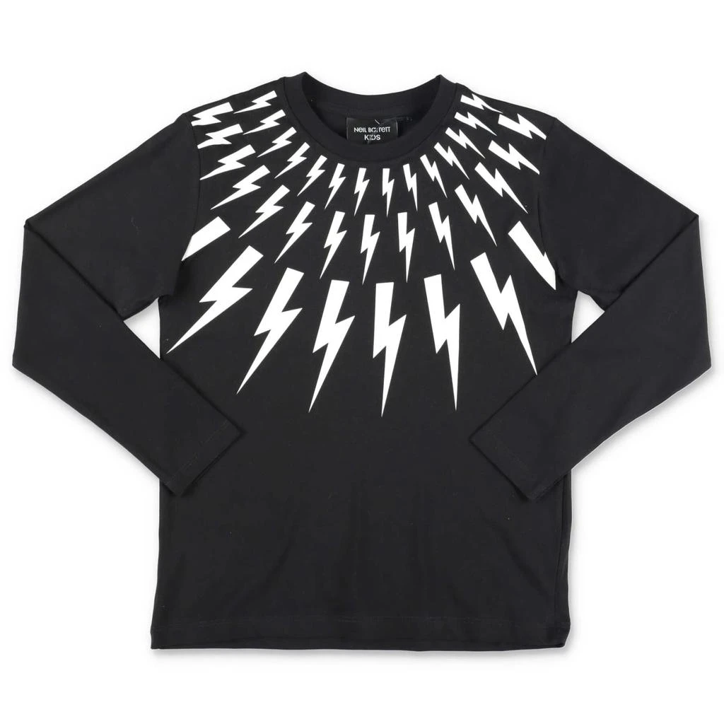 商品Neil Barrett|Neil Barrett T-shirt Nera In Jersey Di Cotone,价格¥629,第1张图片