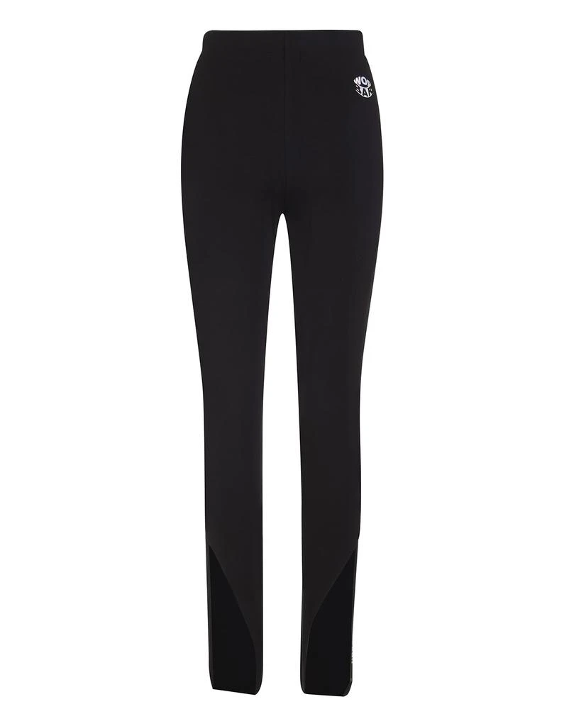 商品BARROW|Barrow Woman Black Leggings With Gaiters And White Logo,价格¥1080,第2张图片详细描述