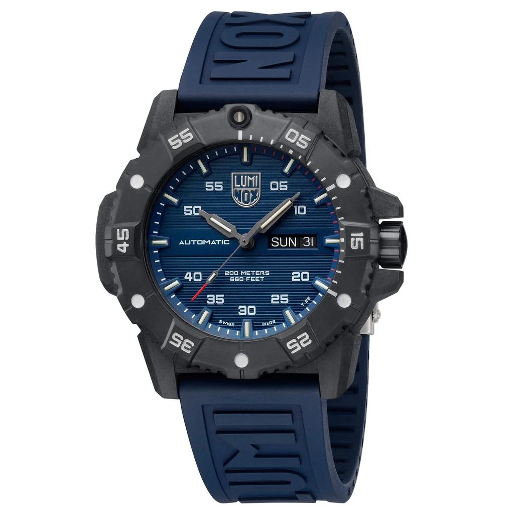 商品Luminox|Luminox Men's Automatic Watch - Master Carbon Seal Blue Dial Rubber Strap Dive | 3863,价格¥5380,第1张图片