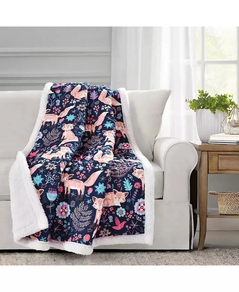 商品Macy's|Kids Pixie Fox Sherpa Throw, 60" x 50",价格¥419,第1张图片