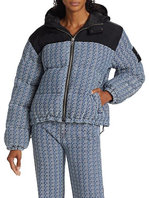 Logo Jacquard Puffer Jacket商品第3张图片规格展示