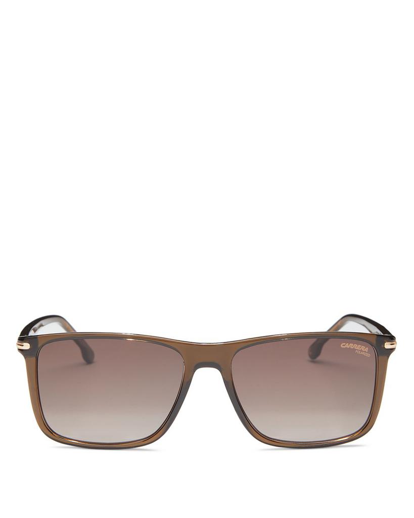Polarized Rectangle Sunglasses, 57mm商品第4张图片规格展示