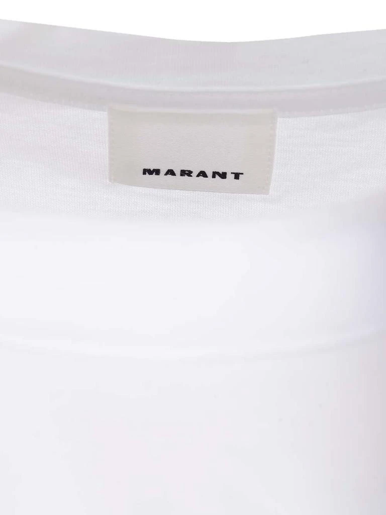 商品Isabel Marant|Isabel Marant Logo Printed Crewneck T-Shirt,价格¥753,第4张图片详细描述
