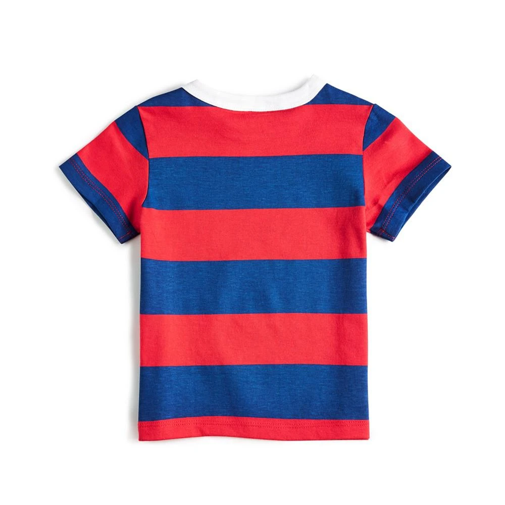 商品First Impressions|Toddler Boys Rugby Stripe T-Shirt, Created for Macy's,价格¥36,第2张图片详细描述