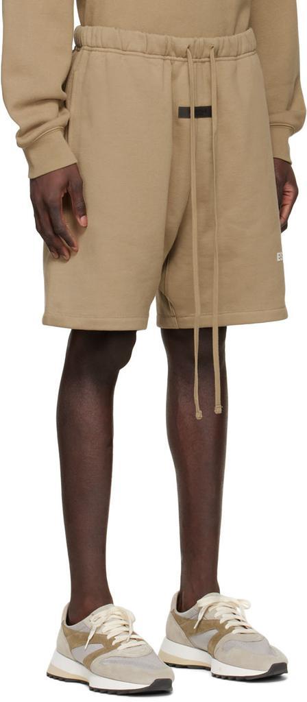 商品Essentials|Tan Cotton Shorts,价格¥546详情, 第4张图片描述