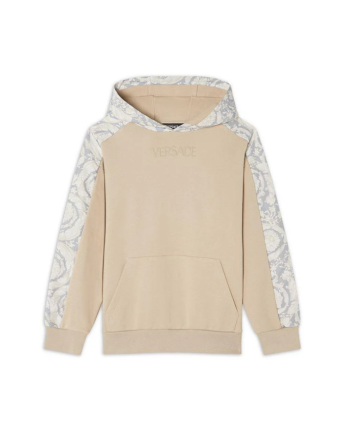 商品Versace|Boys' Barocco Logo Embroidery Fleece Hoodie - Little Kid, Big Kid,价格¥2834,第1张图片详细描述